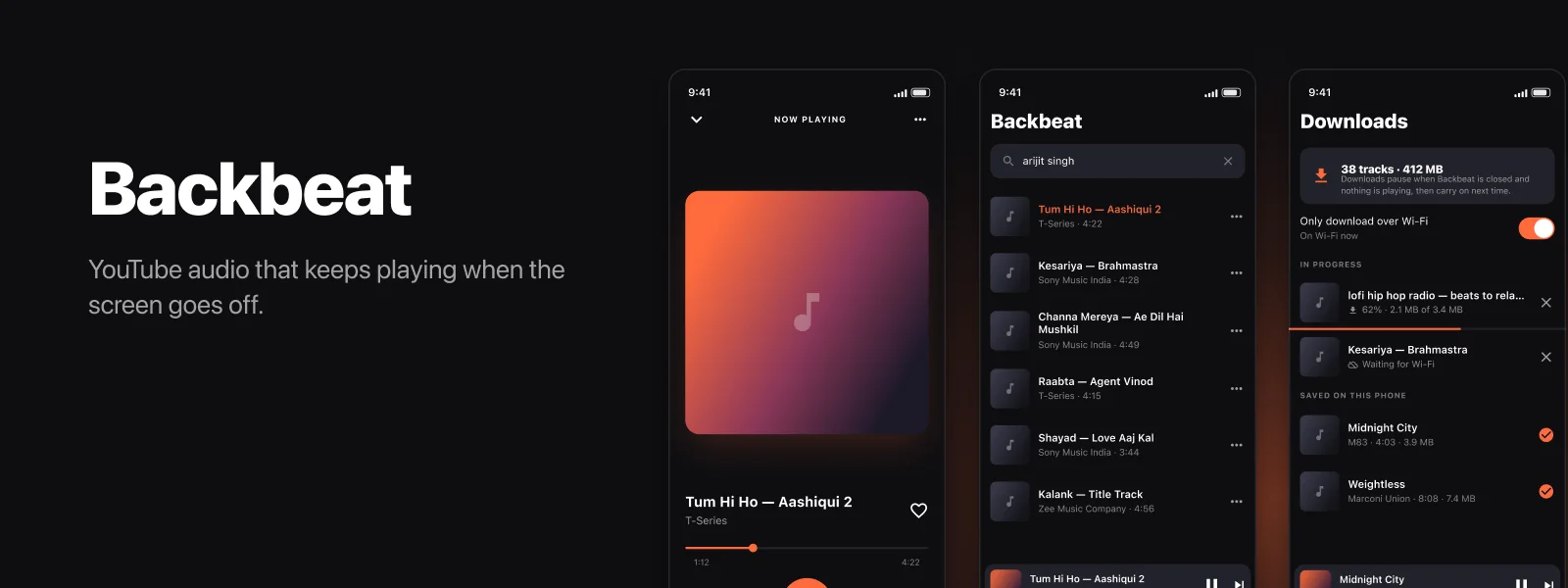 Backbeat - Flutter background audio player for iOS